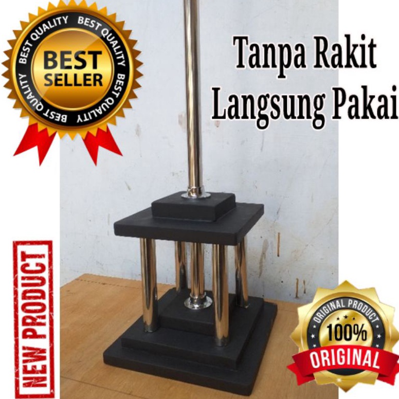 

KODE O38L paket lengkap Tempat bendera terbaru 224 1 lubang tiang stainles