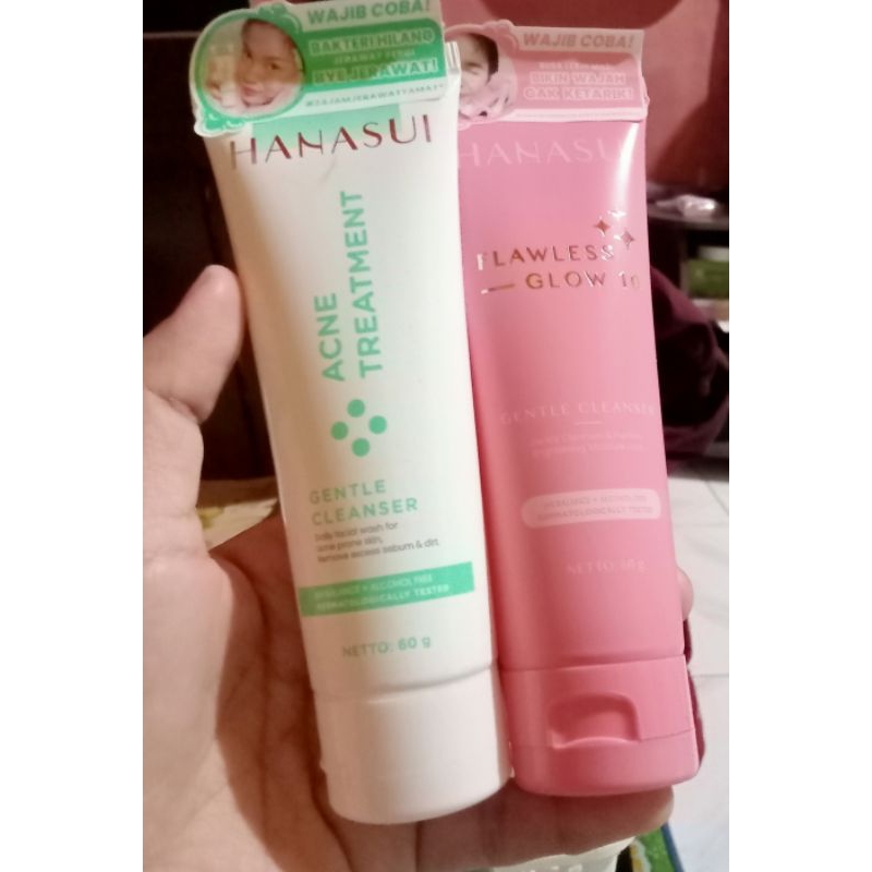 facial wash pink Hanasui