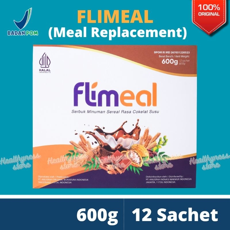 

(100% ORIGINAL) FLIMEAL MINUMAN SEREAL PENGGANTI MAKAN DARI FLIMTY FIBER 6 SASET