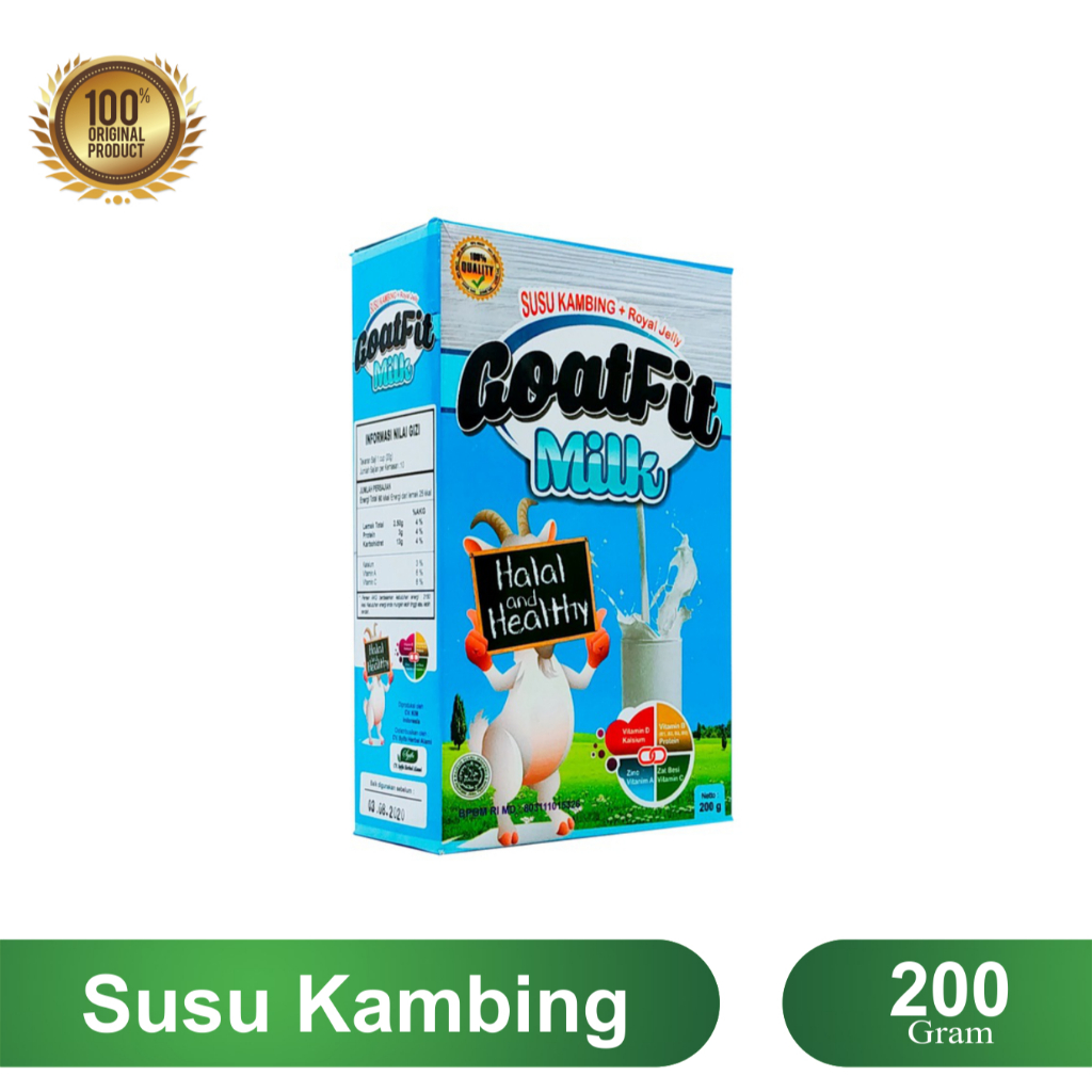 

Susu Kambing Ettawa Goatfit 200gr Foil