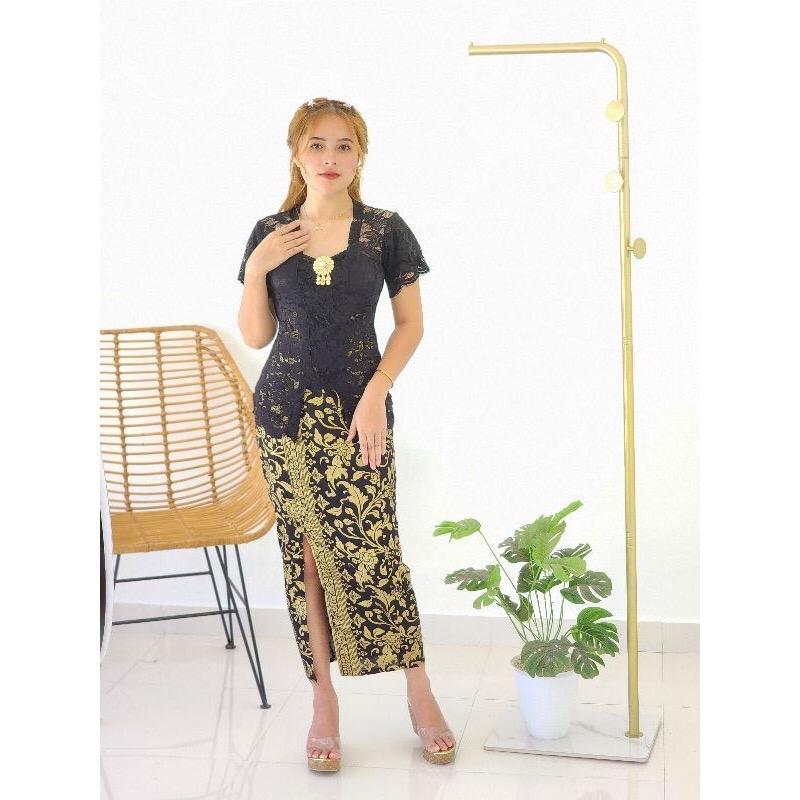 TERLARIS Rok Batik Span Bawahan Kebaya Jarik Instan Rok Batik Span Belah Depan Kamen Batik Rok