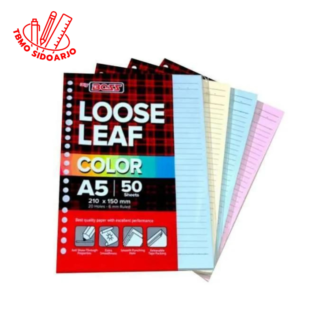 

TBMO Loose Leaf Big Boss A5 Warna 50 Lembar