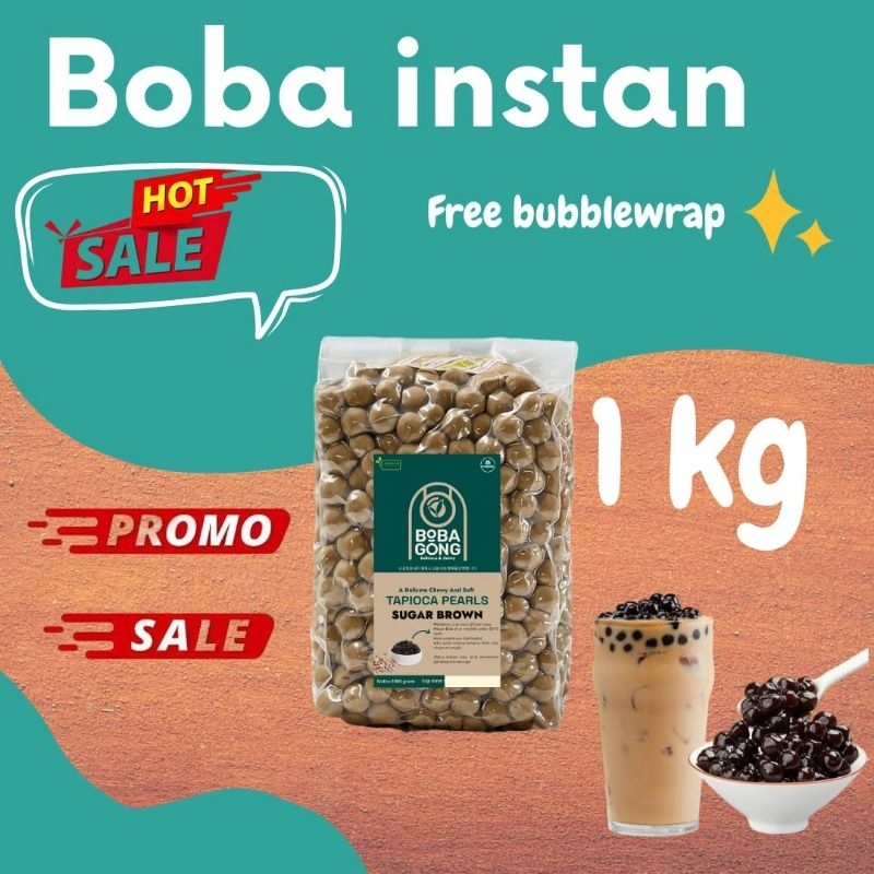 

ORIGINAL BOBA PEARL 1 KG BROWM SUGAR ENAK IDE USAHA