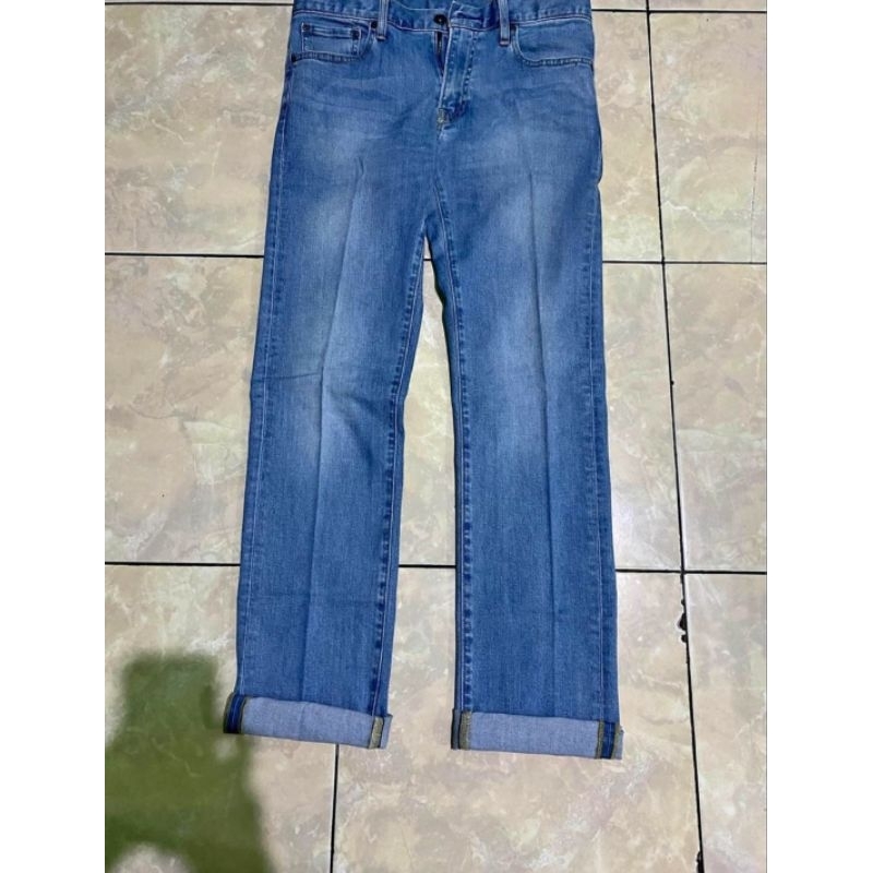 Jeans Uniqlo UJ Selvedge Light Blue