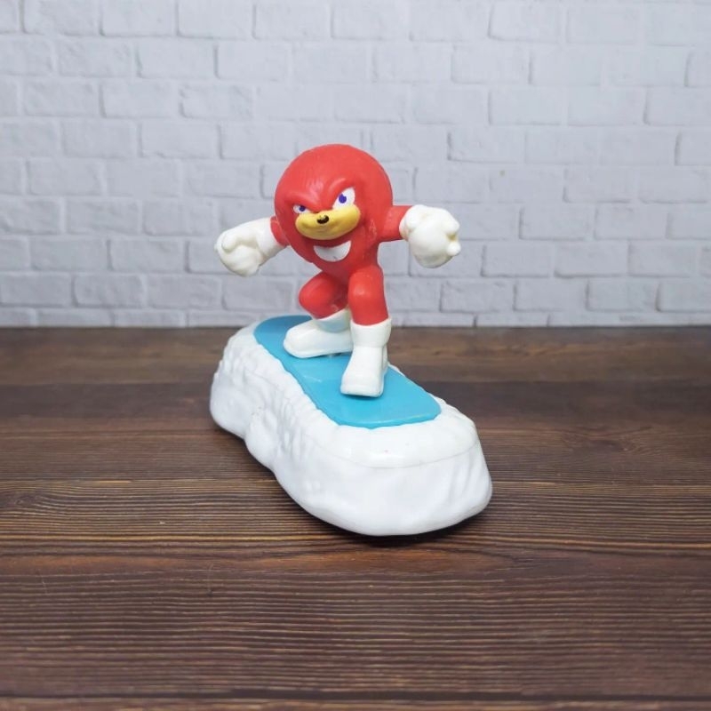 Figure Sonic Knuckles 2 sonic 2 the hedgehog Mainan anak Mcd Happy Meal