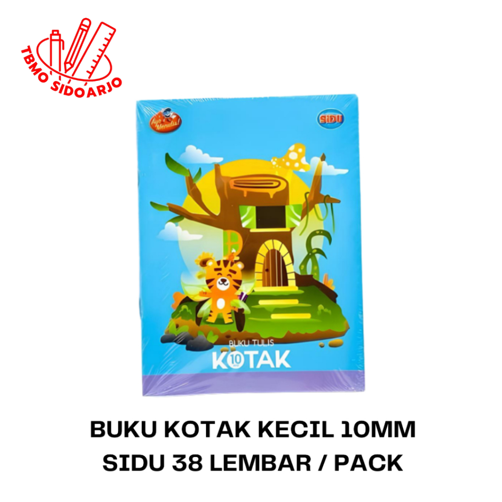 

TBMO Buku Tulis Mandarin Kotak Kecil SQ10 38 Lembar Per Pack Isi 10