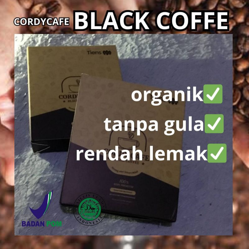 

CORDYCAFE BLACK COFEE KOPI HITAM RENDAH GULA KOPI HITAM RENDAH KALORI