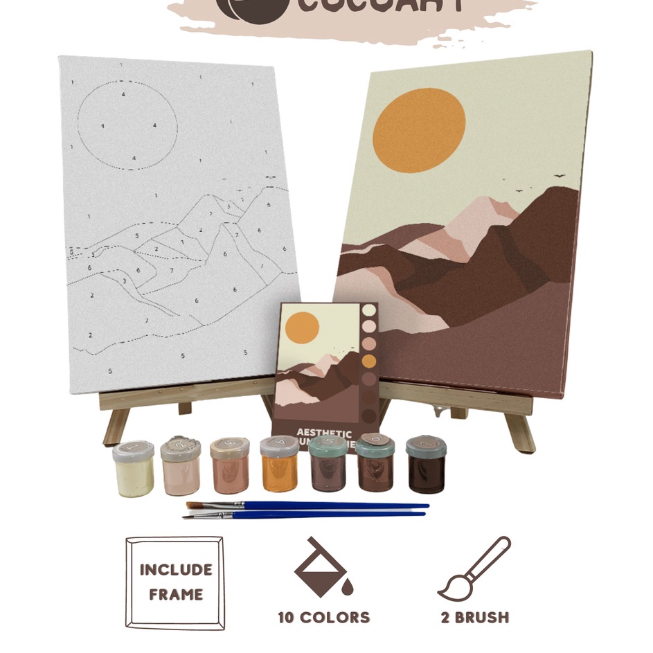 

Diskon Promo Paint By Number Kit Mountain View Aesthetic Cocoart I Kanvas 2 x 3 cm