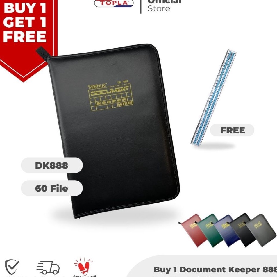 

Topla DK 888 Map Dokumen Anti Air Penyimpanan Berkas 6 File 4 File 2 File