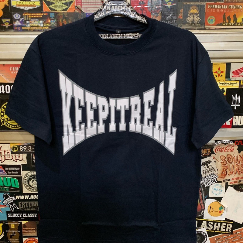 Kaos Keep It Real Navy | Tshirt Original Merchandise