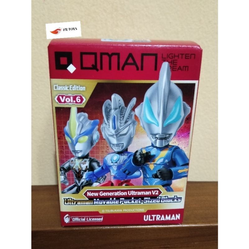 QMAN Ultraman Classic Edition Vol 6 New Generation Mini Figure Blind Box