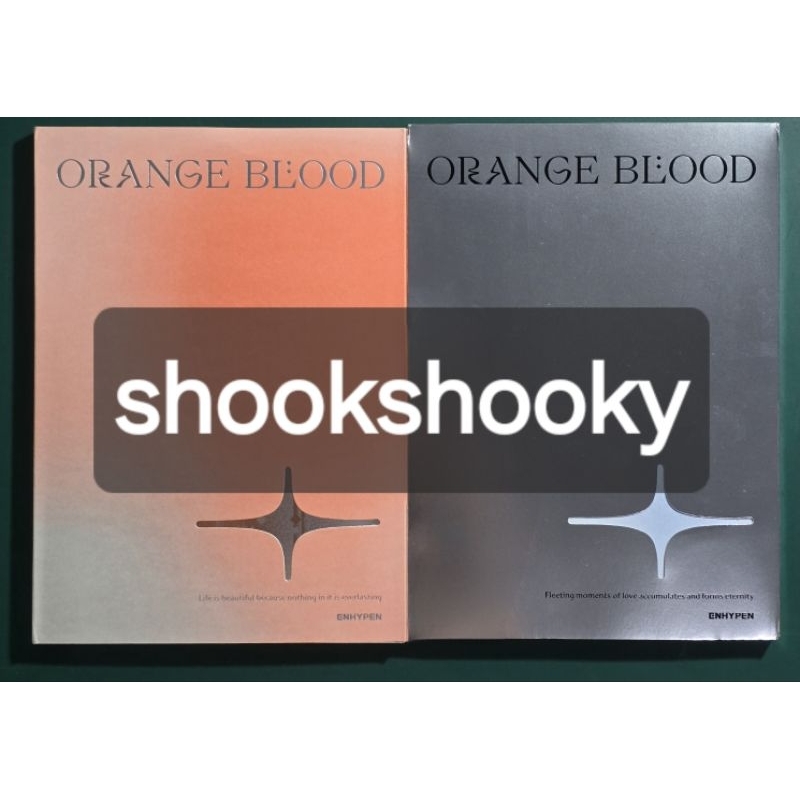 ENHYPEN ORANGE BLOOD ALBUM ONLY UNSEALED KSANA KALPA