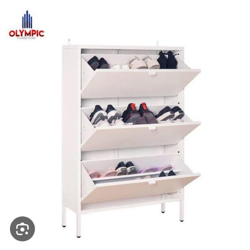 lemari sepatu besi lemari besi olymsteel / olympic SR002