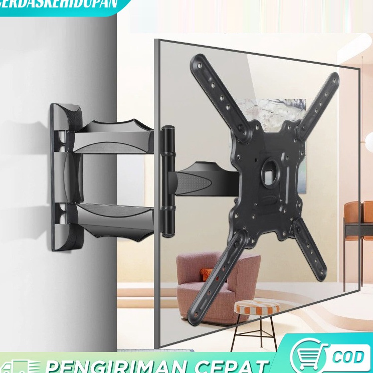 Bracket TV LED LCD 32 4 43 55 5 42 49 Inch Dijamin Cocok 32  55 In 6 Arah Universal Breket TV Briket