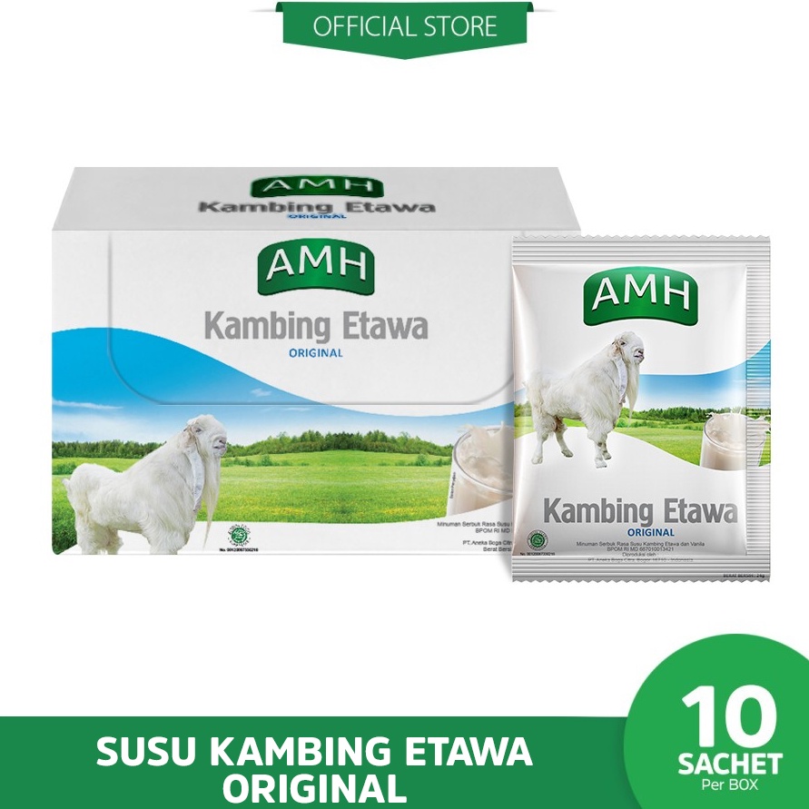 

Terlaris AMH Susu Kambing Etawa Variant Original Box 1 sachet