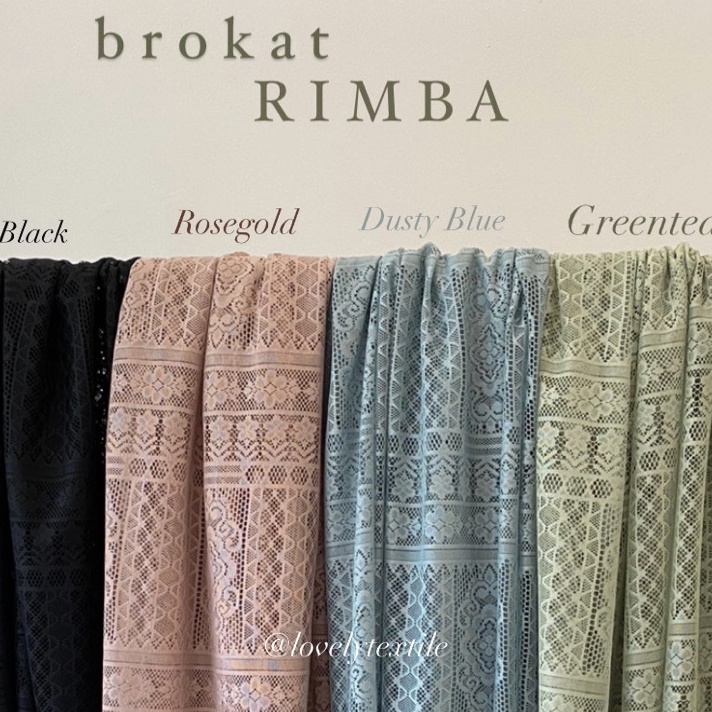 88 Kain Kebaya Brokat Salur Rimba Kain Brukat Meteran