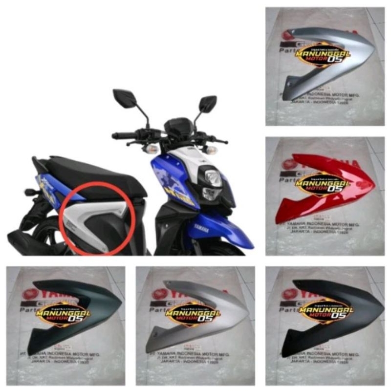COVER BODY SAMPING X RIDE 125 KANAN ORIGINAL
