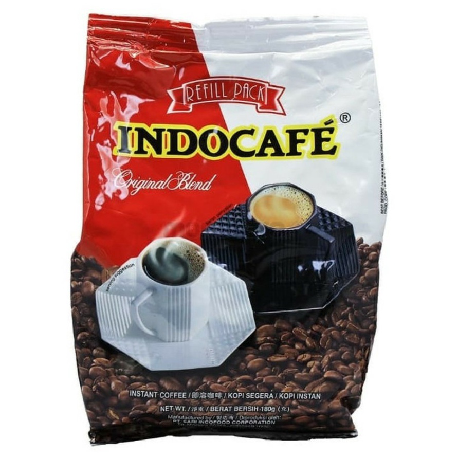 

Termurah Khas Jaya INDOCAFE Kopi Hitam Premium ORIGINAL BLEND REFILL 18 GR