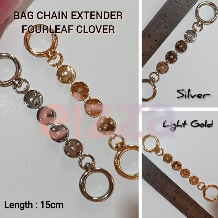 CE5 BAG CHAIN EXTENDER FOURLEAF CLOVER