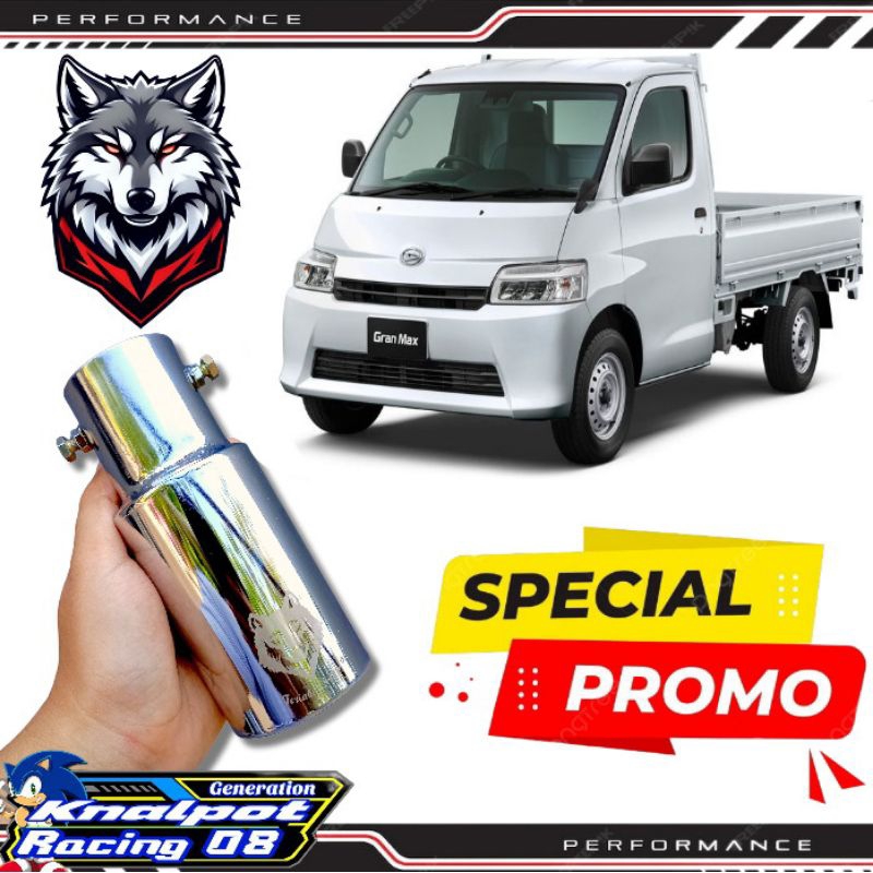 Knalpot Srigala Serigala L300 Euro4 Granmax Truk Umplung Fuso Dutro Ragasa Canter Solar Bensin Elf T
