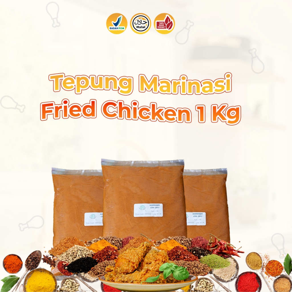 

Termurah Tepung Marinasi Fried Chicken 1 Kg