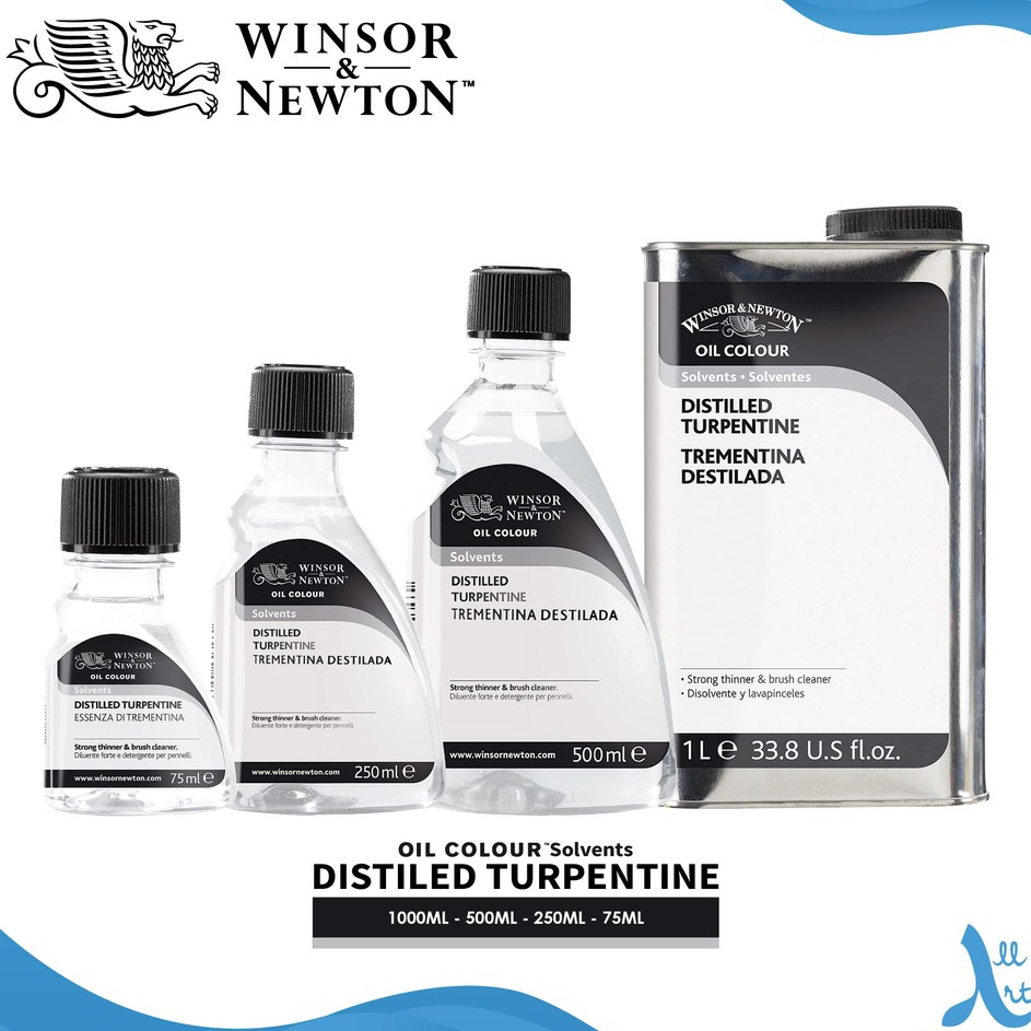 

Winsor Newton Distilled Turpentine Solvent Oil Painting