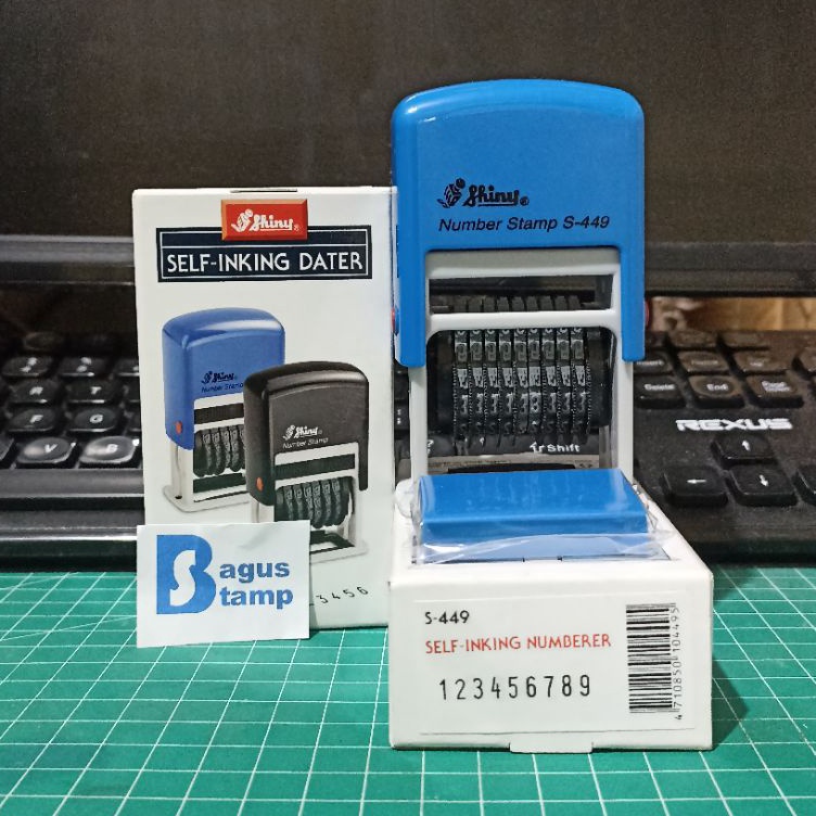 

Stempel Angka Shiny S449 S449 S 449 Stempel 9 Digit Angka 4 mm
