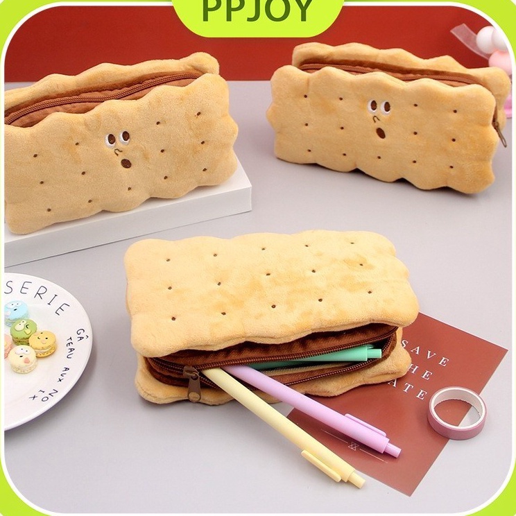 

Biscuit Pen Bag Tempat Pensil Lucu Kotak Pensil Cracker Tas Alat Tulis Sandwich