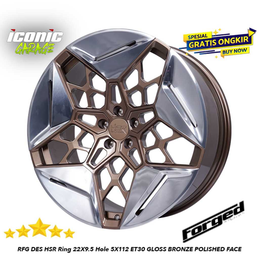 velg mobil mercedes,audi,jetta,porschen, dll ring 22 hole 5x112 RFG DES R22 original forged