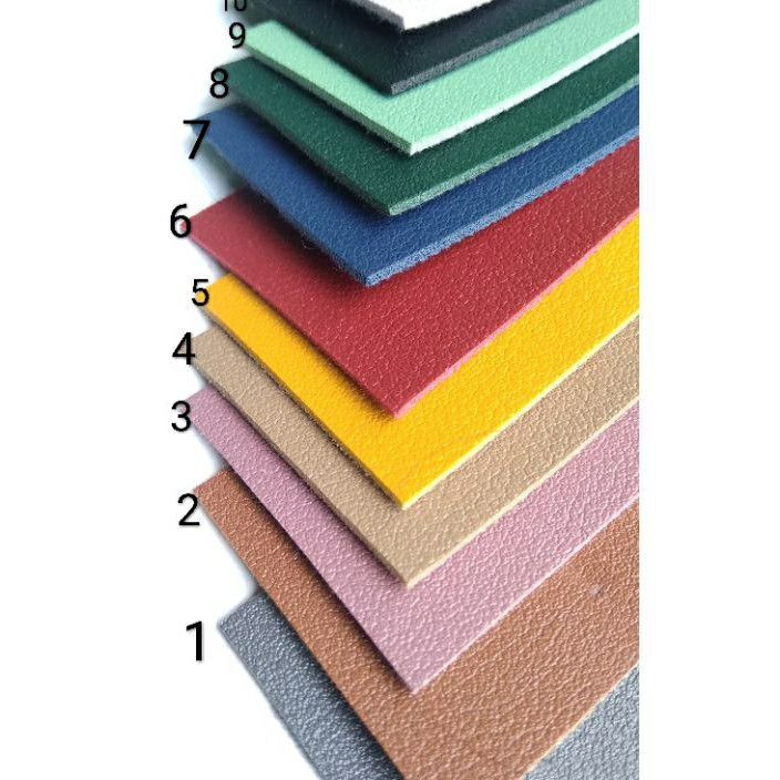 Terlaku Bahan Kulit SintetisSpoon PVC meteran tebal