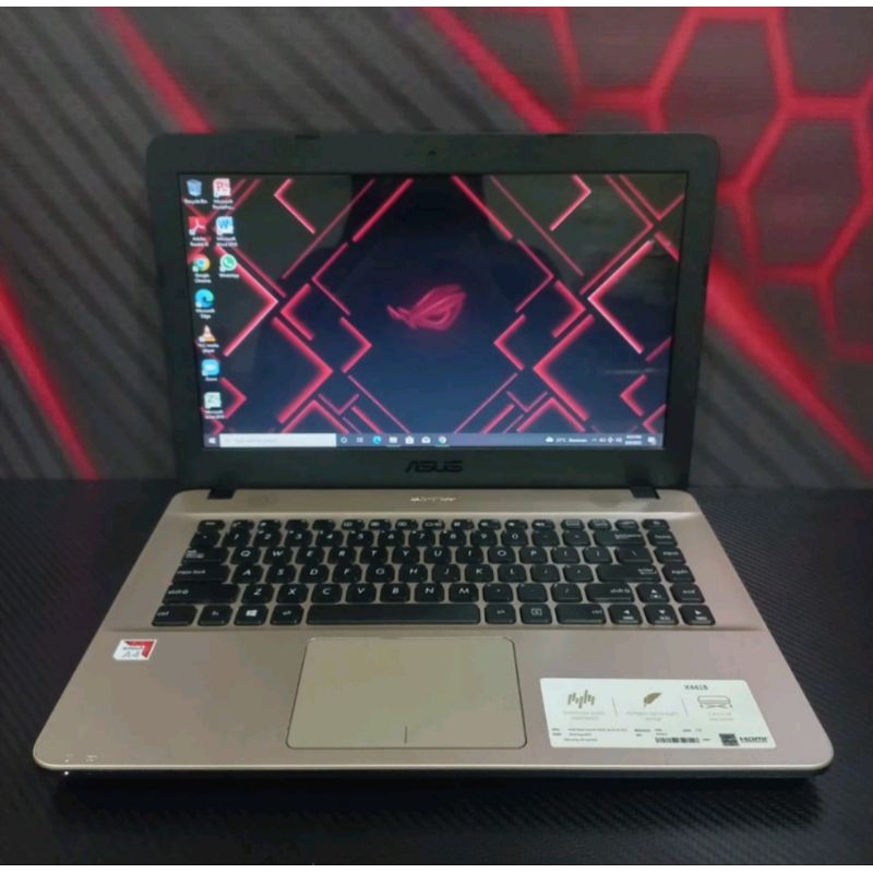 Laptop Asus X441B AMD A4-9125 Ram 4GB HDD 500GB Asus Vivobook Max Windows 10 Second Bekas Pakai Send