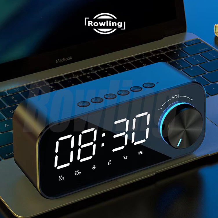 Rowling S57 Audio Speaker Musik Box Bluetooth Speaker Jam Alarm LED