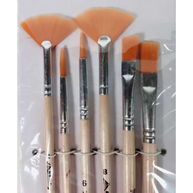 

Murah SHINING A9 PAINT BRUSH FAN FLAT LINER SET KUAS LUKIS KIPAS PIPIH