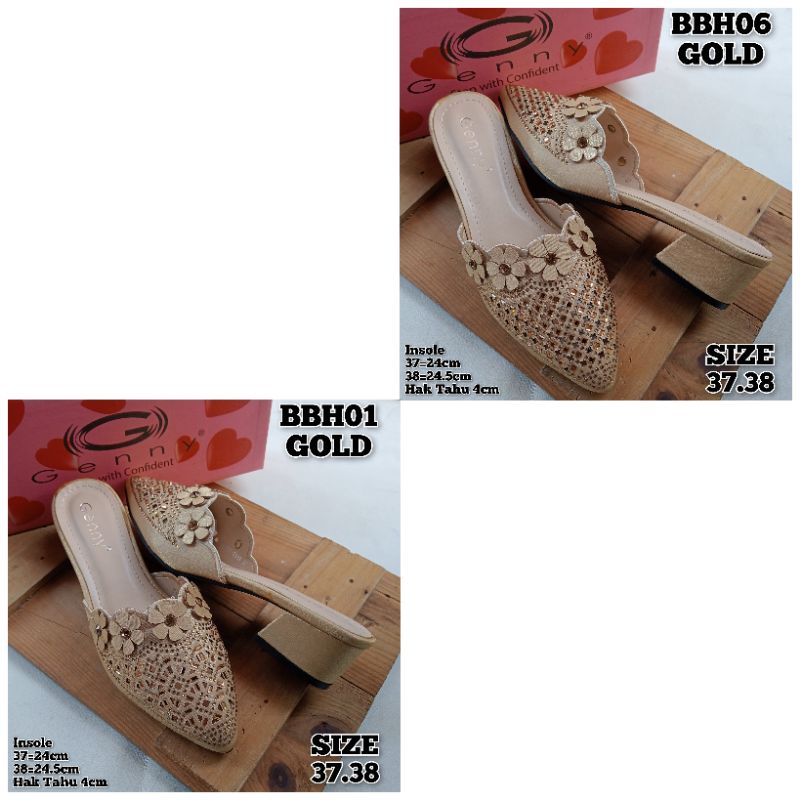 SANDAL HIGH HEELS PESTA WANITA ORIGINAL GENNY BRAND MATAHARI