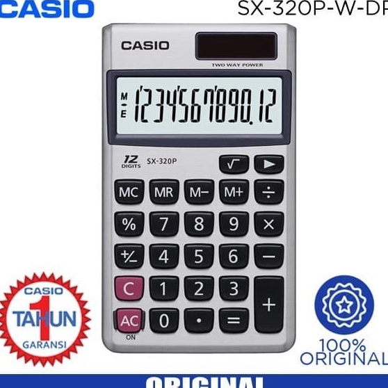 

Kirim Sekarang KALKULATOR SAKU CASIO SX32P POCKET CALCULATOR 12 DIGIT