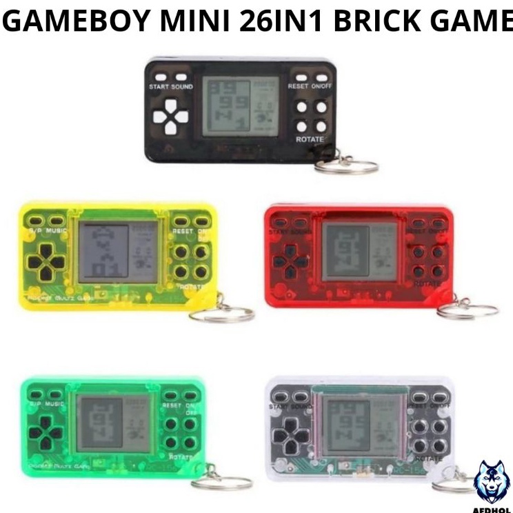 GAMEBOY GAME BOX MINI 26IN1 BRICK GAME RETRO FC SUP GAMEBOX TETRIS MARIO RETRO GAME PERSEGI GANTUNGA