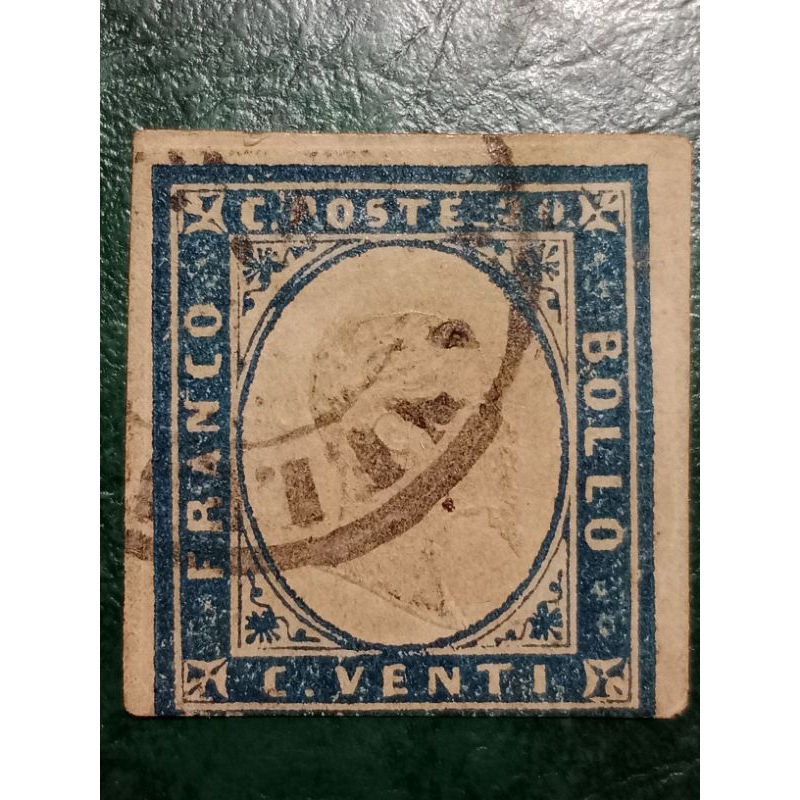 

Prangko Italia - Sardinia 20 C Tahun 1855-1861 USED