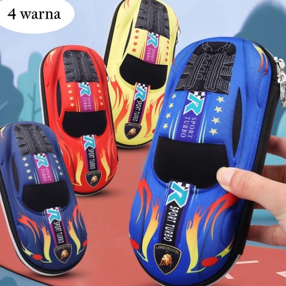 

Teknologi Terkini Tempat Pensil Kotak pensil Tepak 3D Timbul Hardtop Pencil Case Motif Mobil Murah