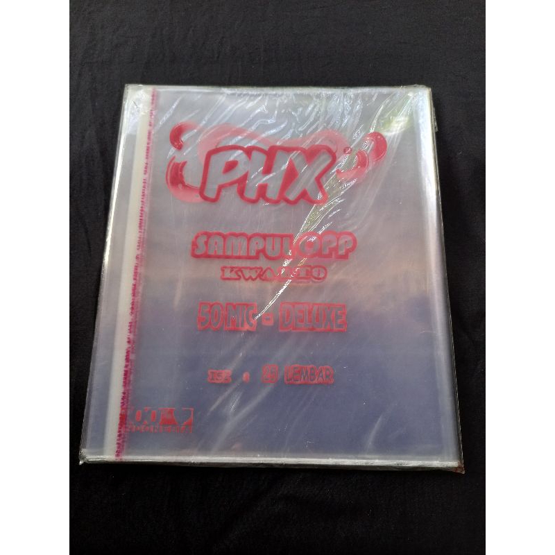 

Sampul Plastik OPP Buku Tulis PHX (25 lembar)