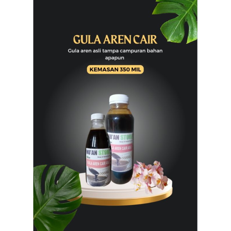 

GULA AREN CAIR ASLI 350 MIL ATAU 450 GRM