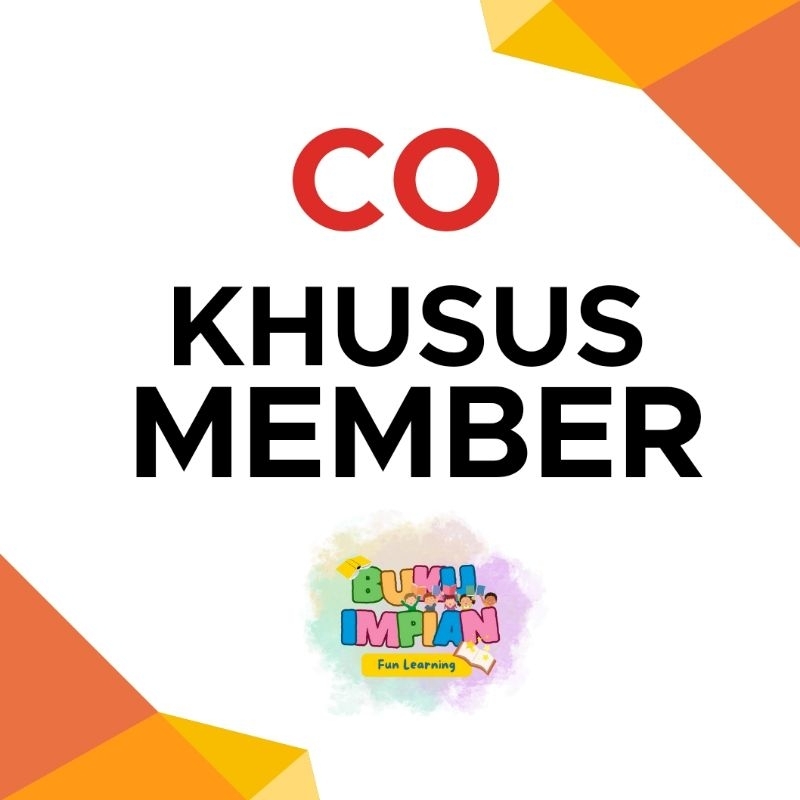 

CO KHUSUS MEMBER BUKU IMPIAN
