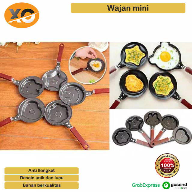Wajan Mini Karakter Teflon Mini Penggorengan Telur Bentuk Lucu Dan Unik Wajan Panci Penggorengan