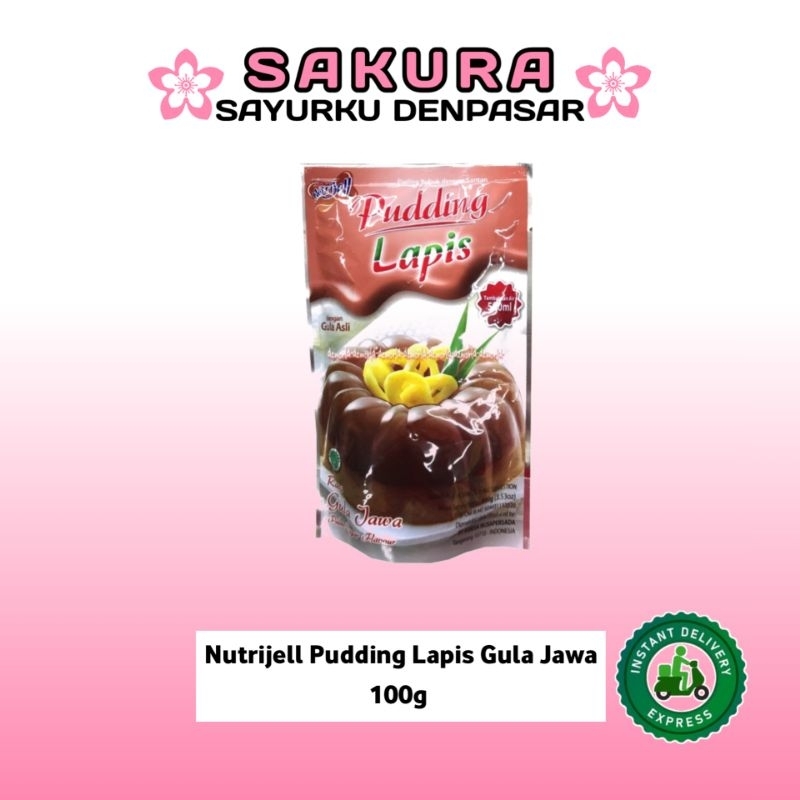 

Pudding Lapis Nutrijell Rasa Gula Jawa 100g - SAKURA