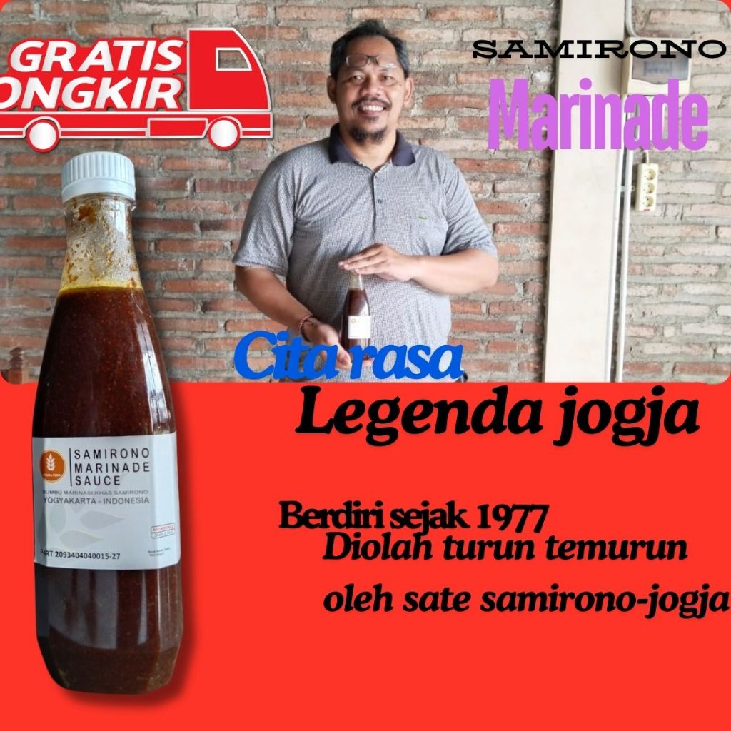 

Bakaran Seafood Mantap/Bumbu Bakaran Serbaguna/ Bumbu Sate Warisan Vitaria Food - Samirono 500ml