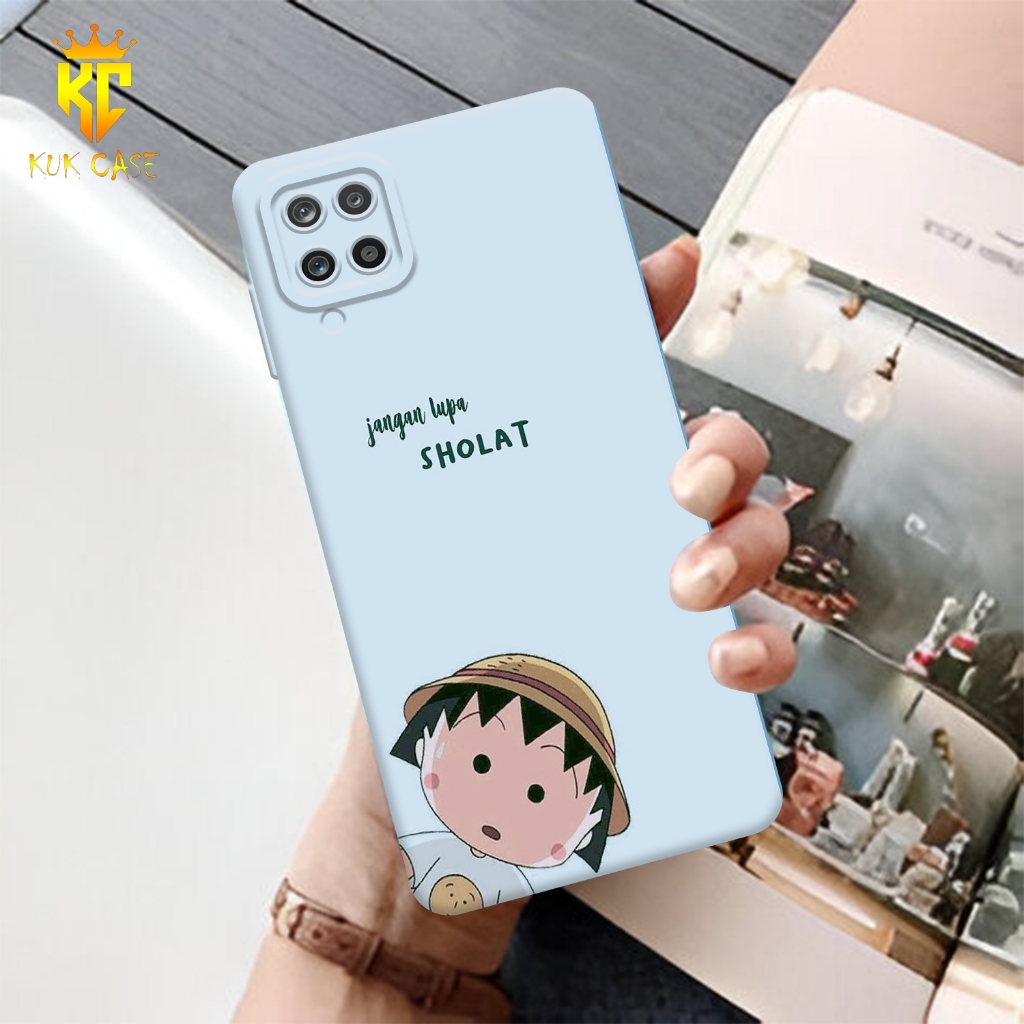 Case Motif SAMSUNG A12 Aesthetic Bahan Softcase silicon Lentur - Skin /  Casing Handpone