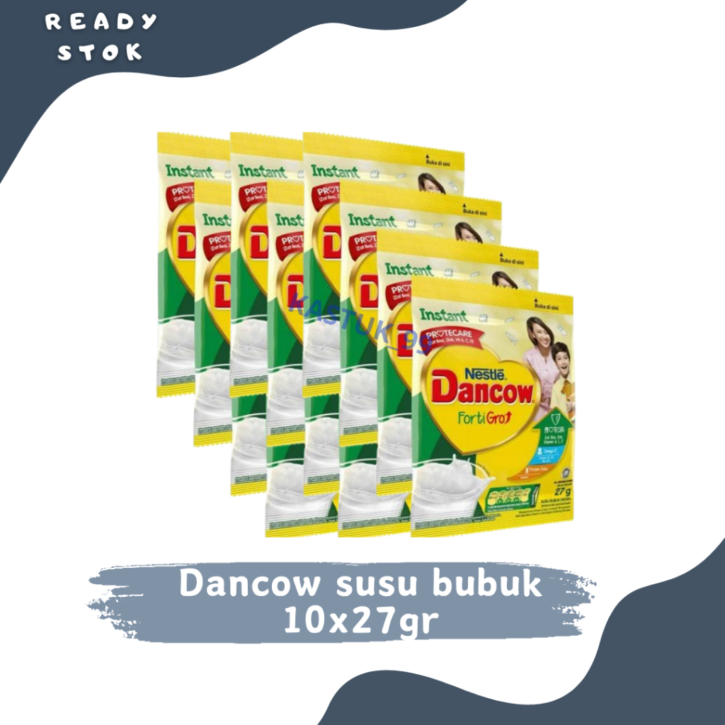 

DANCOW SUSU BUBUK GROWTH + FORMULA INSTAN 10x26gr