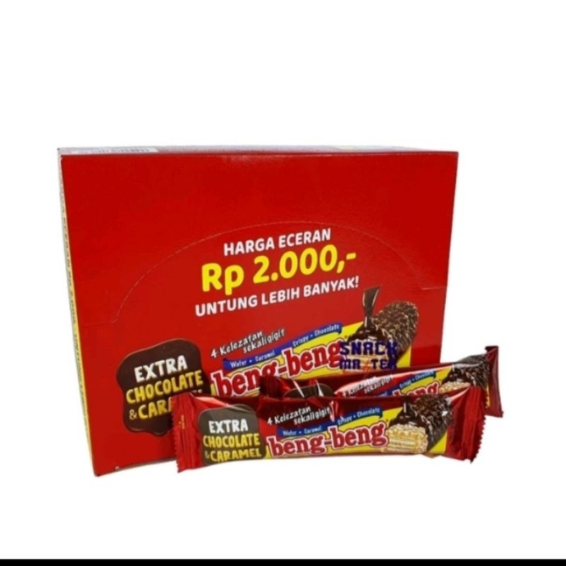 

beng beng 22g 1( pcs Chocolate crisp wafer Biscuit Lapis COKELAT anak dewasa