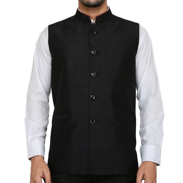 ART Q7U Rompi Pria Pakistan  Vest Muslim Bahan Jas  Rompi Sholat