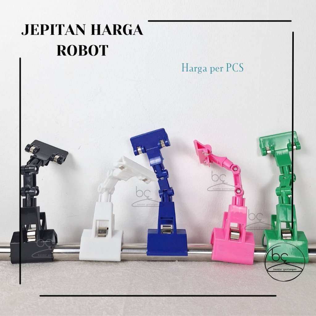 

Jepit Harga Robot Kertas Harga Obralan / Penjepit Price Tag Promo Jepitan Robot Bisa Ditekuk (BH)