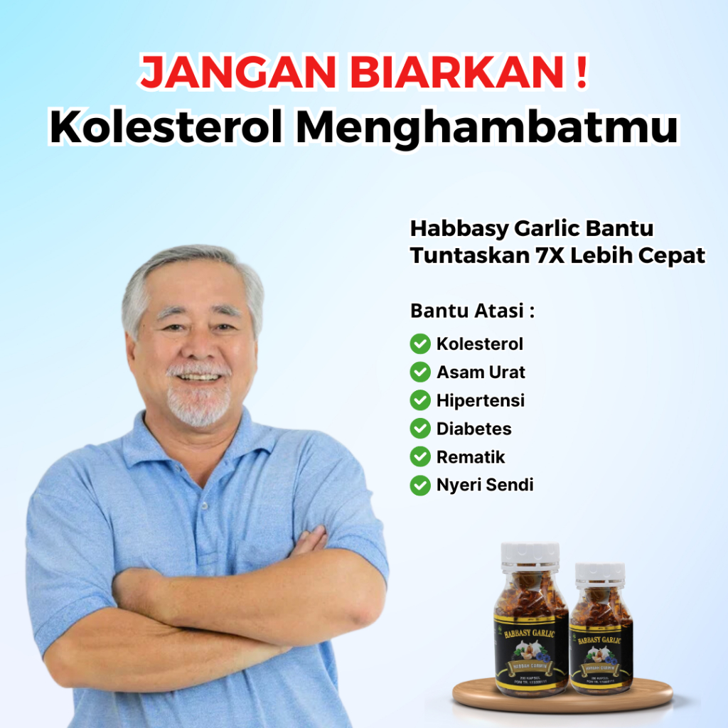 Habbasyi Garlic | Habbah Garmin | Ekstrak Minyak Habbatussauda Dan Garlic | BPOM